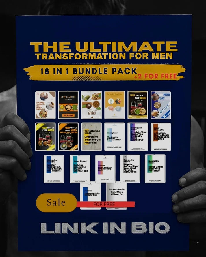 🔥THE ULTIMATE MASCULINE TRANSFORMATION BUNDLE🔥