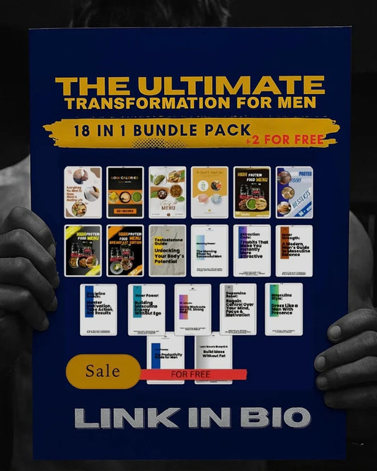 🔥THE ULTIMATE MASCULINE TRANSFORMATION BUNDLE🔥